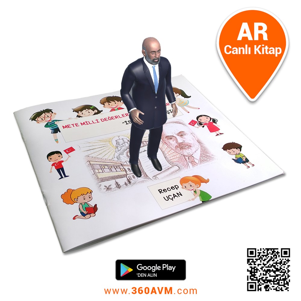 AR Canlı Kitap | Mete Milli Değerlerini Öğreniyor İstiklal Marşı
